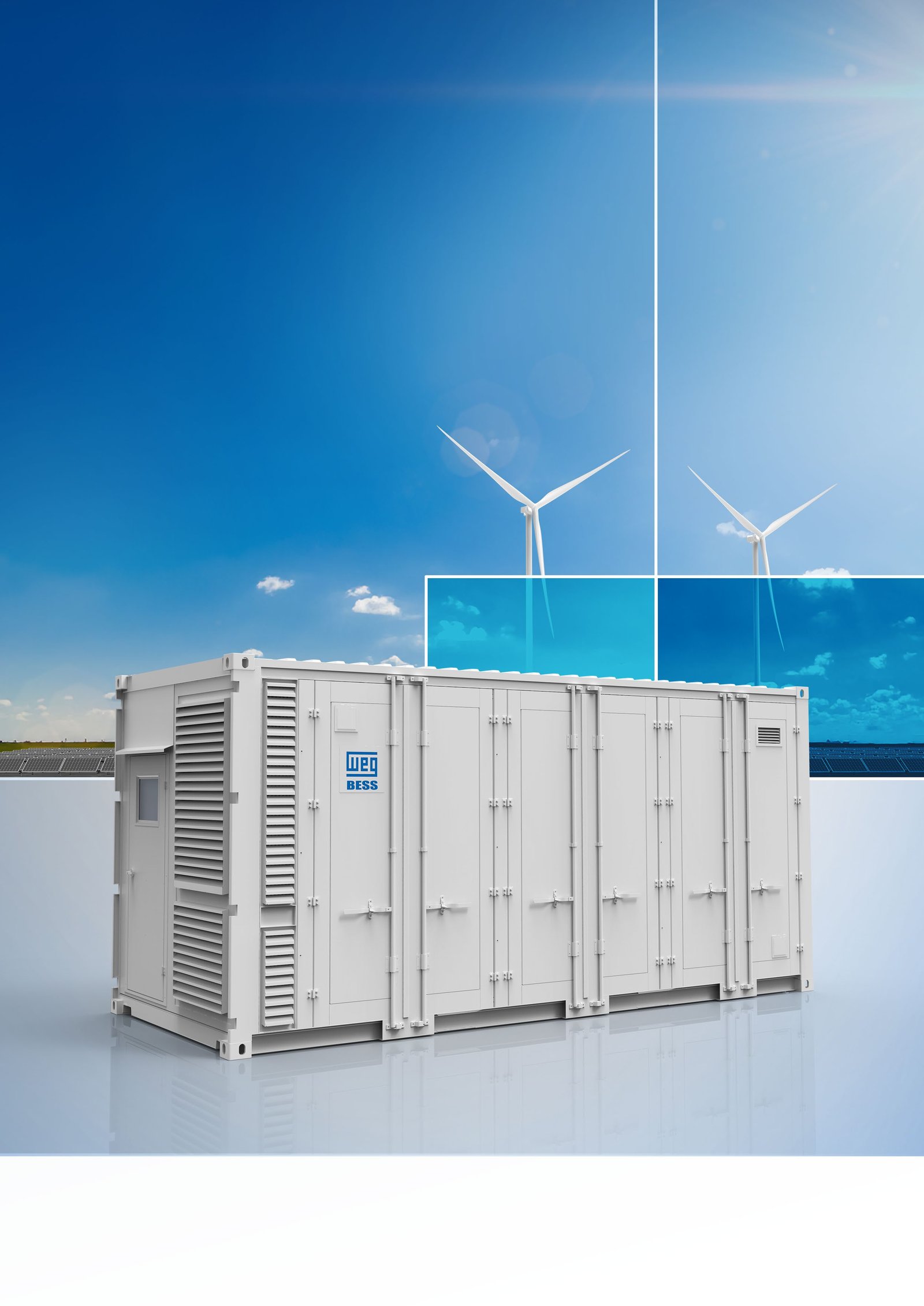 Sistema de armazenamento de energia em grande escala